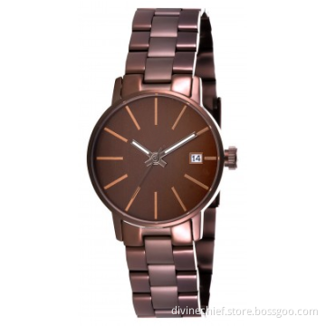 Customized Lady Quality Watch 5 ATM Water Resistant All Stainless Steel Watch